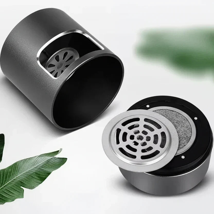 PureNova Compact Smokeless Ashtray — HEPA Filter & USB Ion Technology