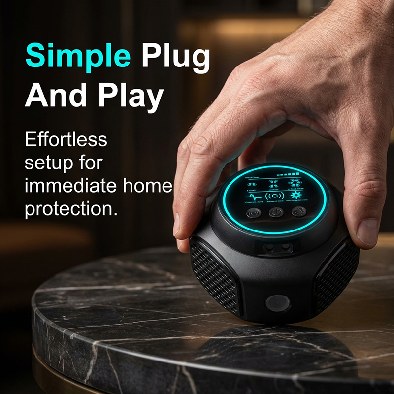 Ultrasonic Pest Repeller with Touchscreen Display - Souliia