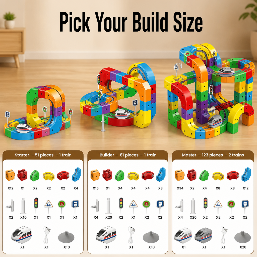 WonderRail — Build 3D Train Tracks That Climb, Loop & Run Upside Down - Souliia