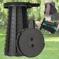 Tabouret pliant télescopique — Design compact, capacité de 150kg