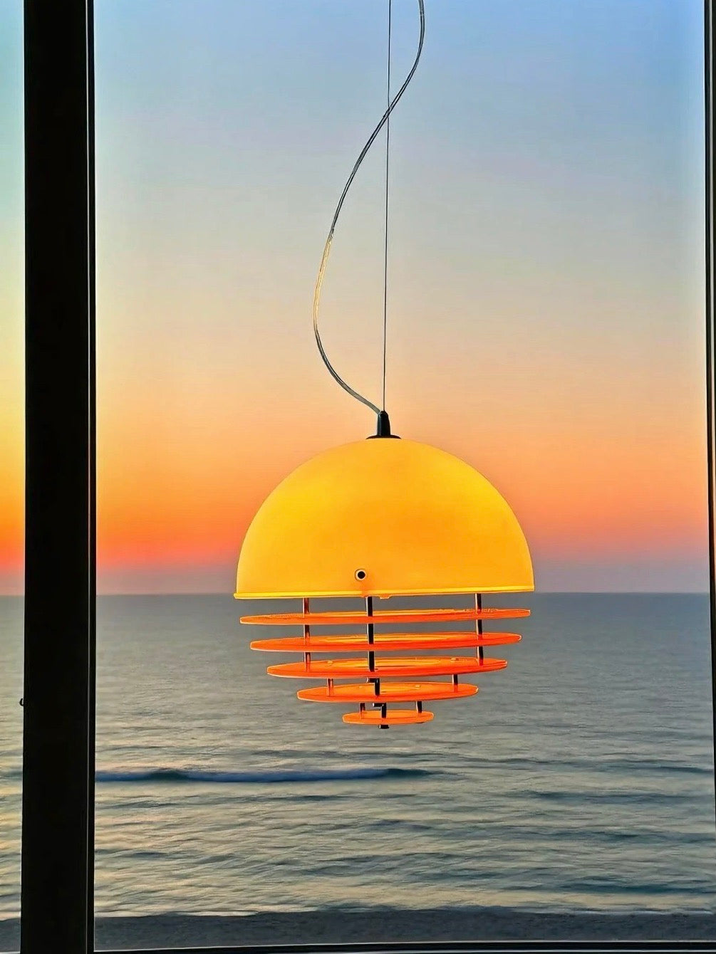 Sunset Pendelleuchte – Emotionale Stimmungsleuchte im Bauhaus-Design - AFTERGLOW S1 | Souliia