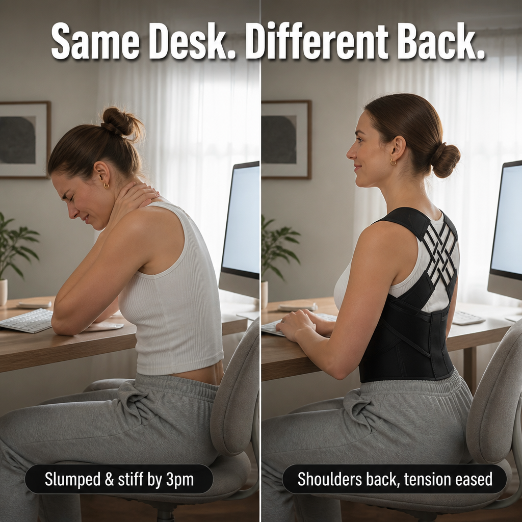 VertoLift — Sit and Stand Straighter Without the Armpit-Digging, Slipping Brace - Souliia