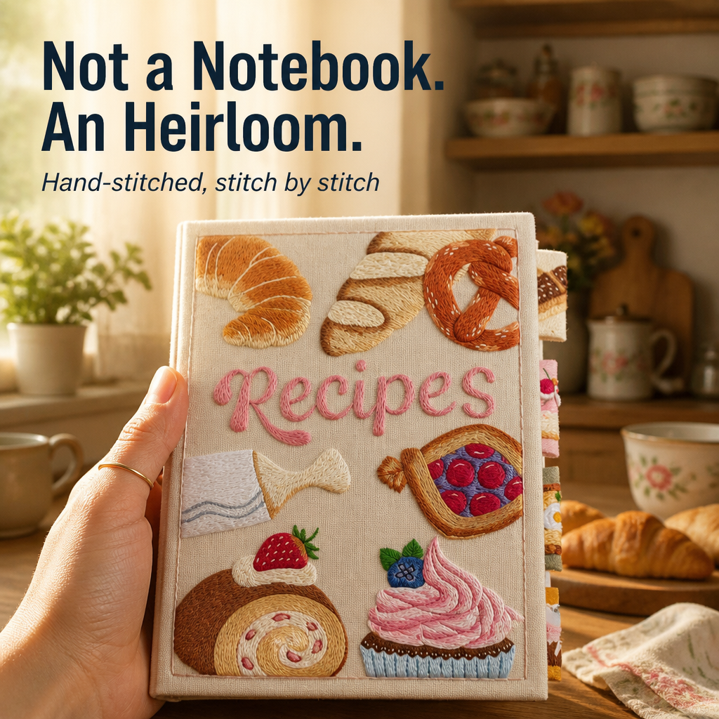 SavoraCraft — Stitch Your Family Recipes Into a Keepsake Worth Passing Down - Souliia