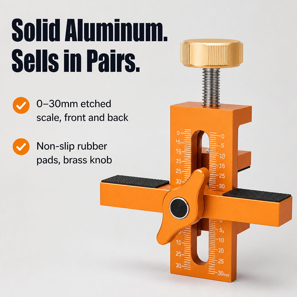 TrueAlign — Hang Cabinet Doors Dead Level the First Time, Solo - Souliia