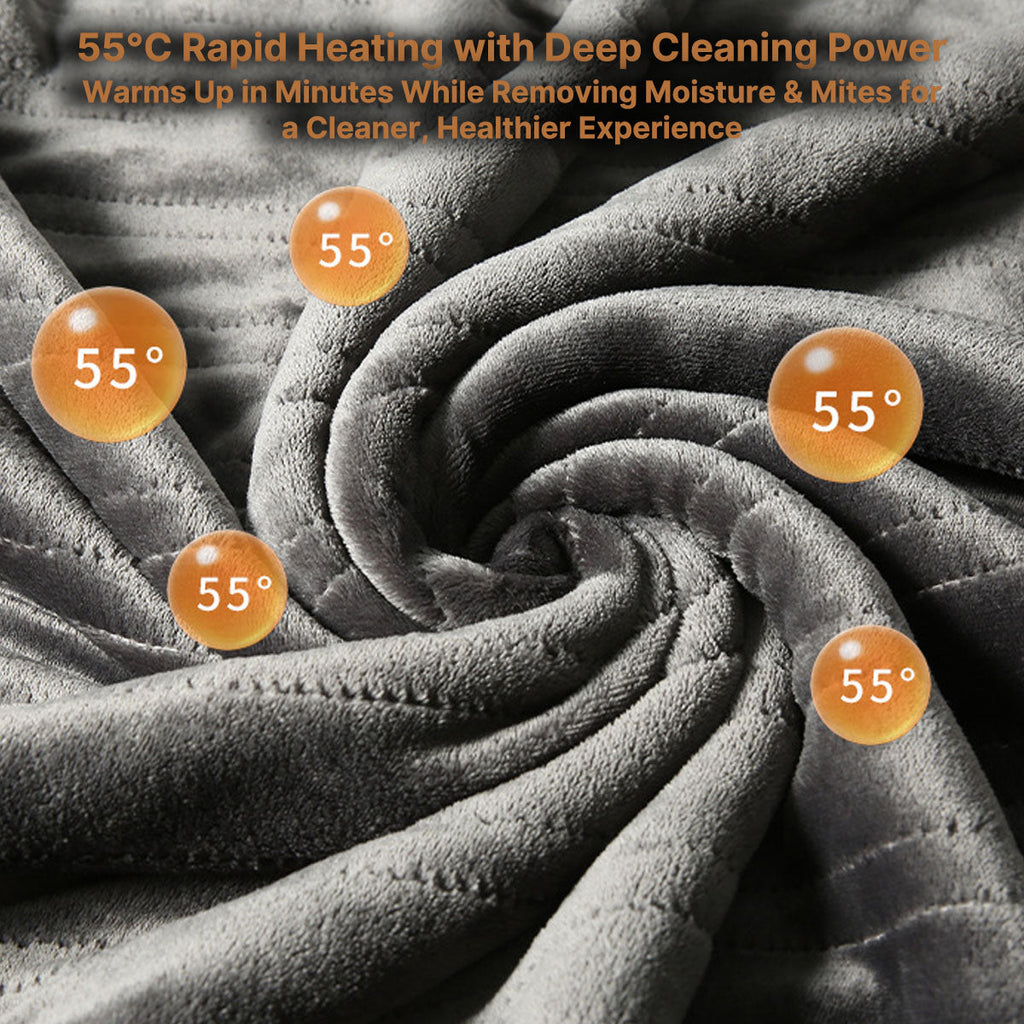 Travel Electric Blanket – Soft and Portable Heated Throw - Souliia