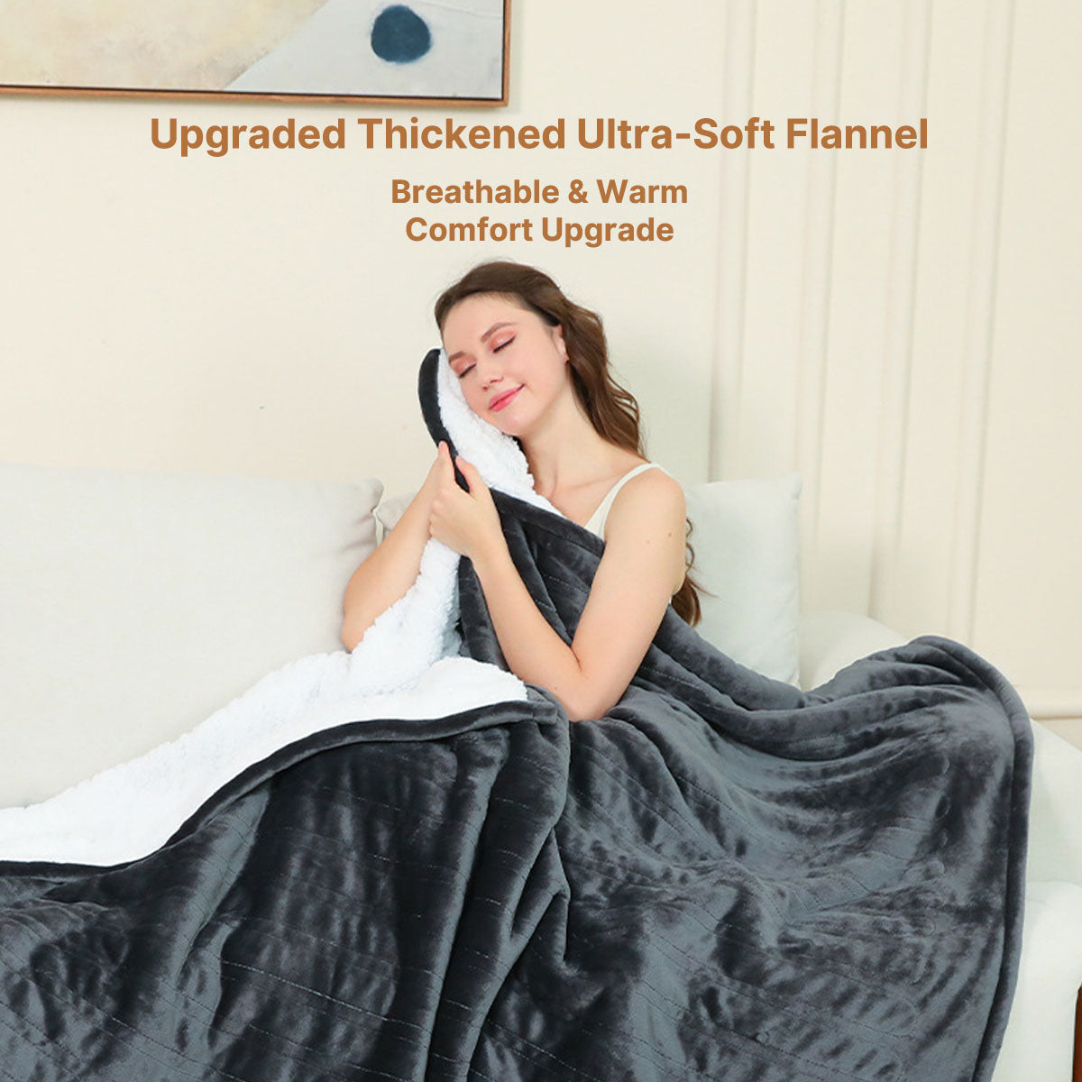 Travel Electric Blanket – Soft and Portable Heated Throw - Souliia