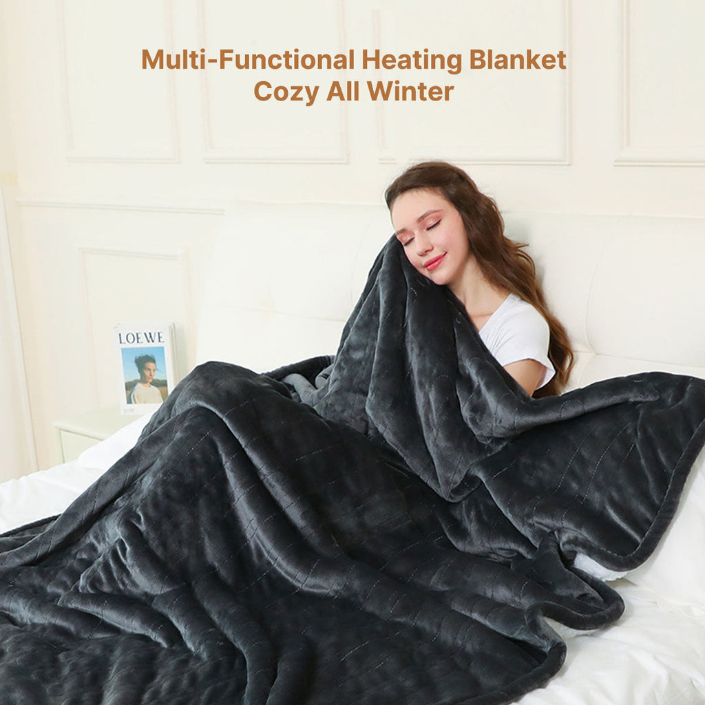 Travel Electric Blanket – Soft and Portable Heated Throw - Souliia