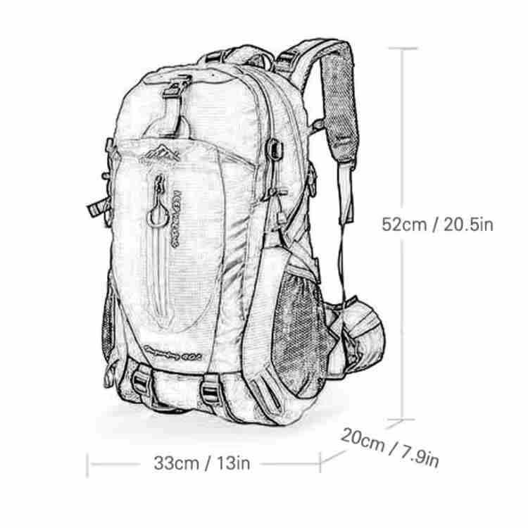 Waterproof Backpack for Hiking – 40L Capacity - Souliia