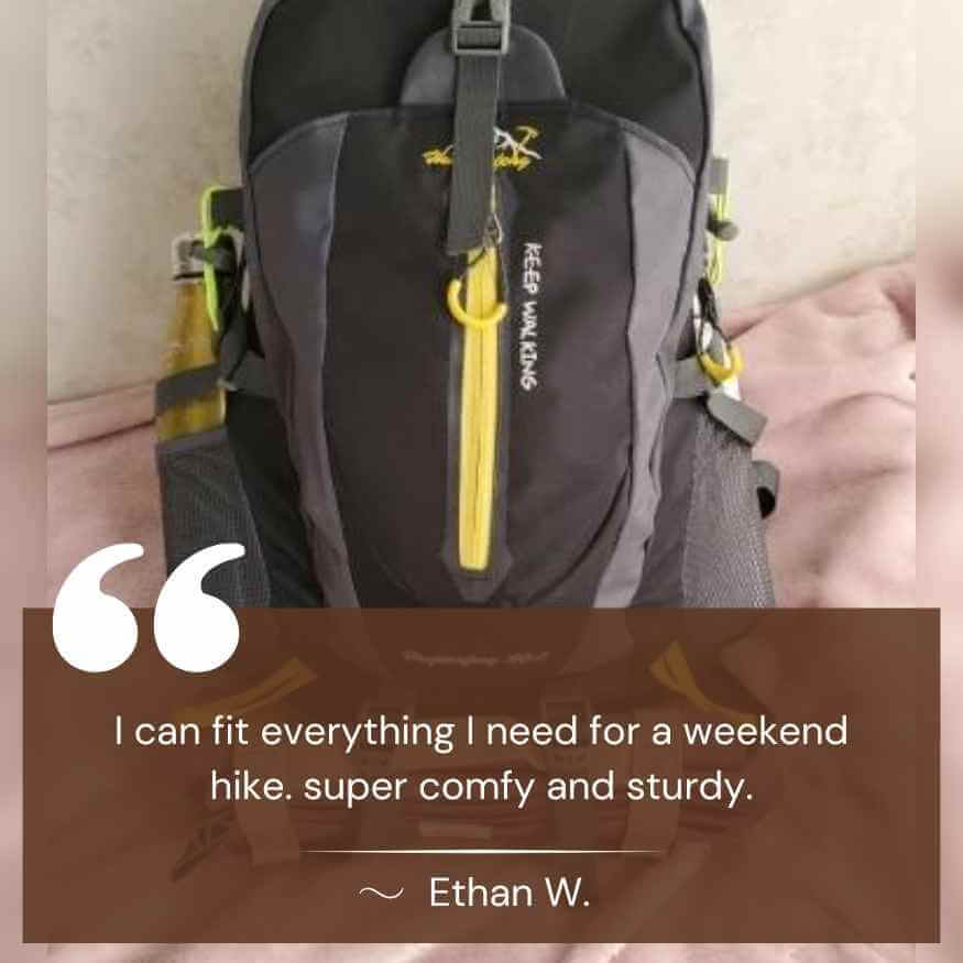 Waterproof Backpack for Hiking – 40L Capacity - Souliia