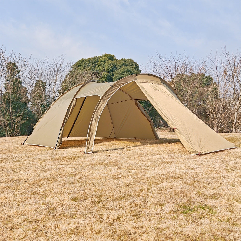 Tunnel Tent for 6 People with Canopy for Camping - Souliia
