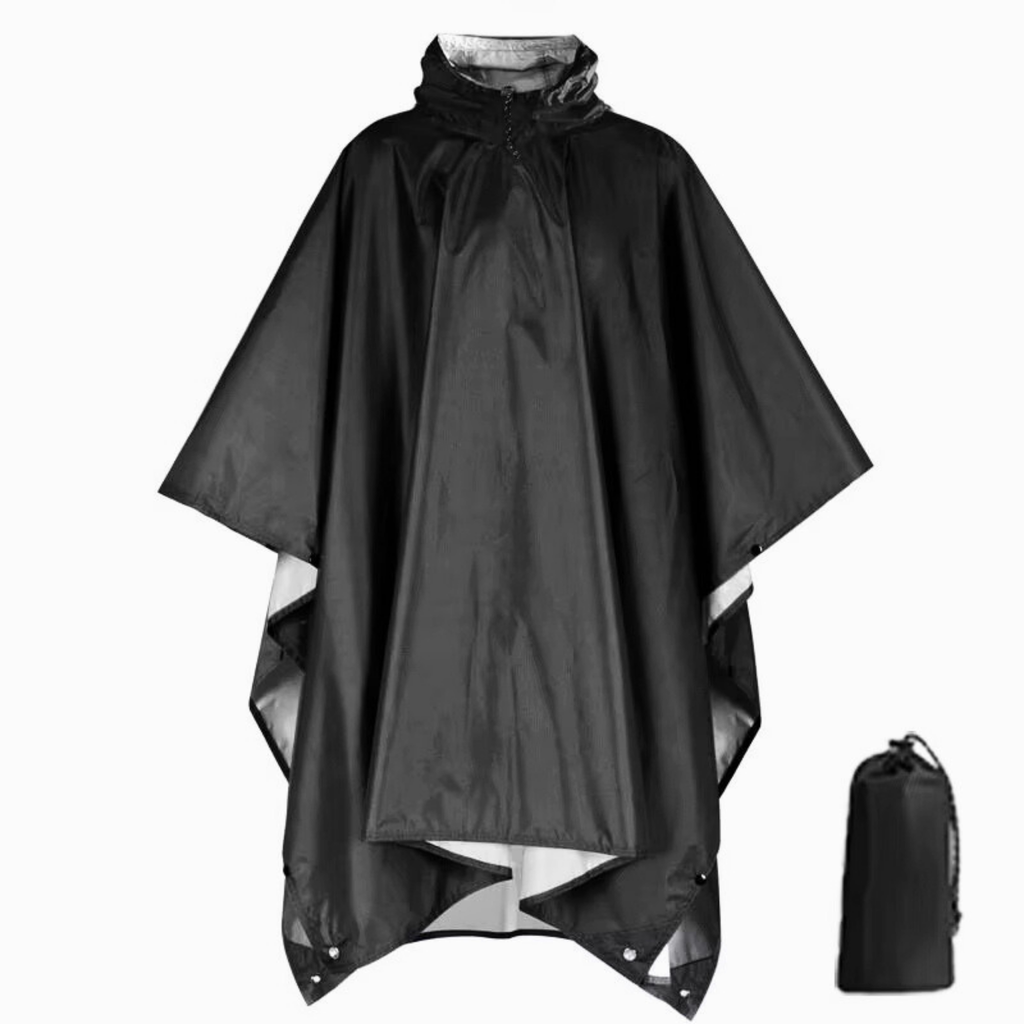 Versatile 3-in-1 Rain Poncho for All Seasons - Souliia