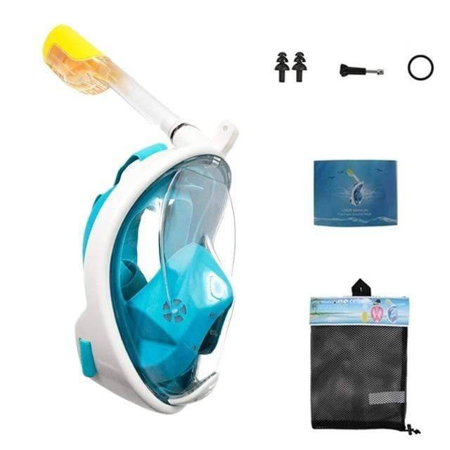 Underwater Exploration Full Face Diving Mask with Anti-Fog Feature - Souliia