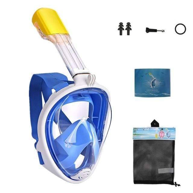 Underwater Exploration Full Face Diving Mask with Anti-Fog Feature - Souliia