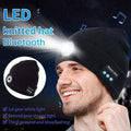 Bezdrátová čepice s LED světly a připojením Bluetooth 5.0 - Souliia