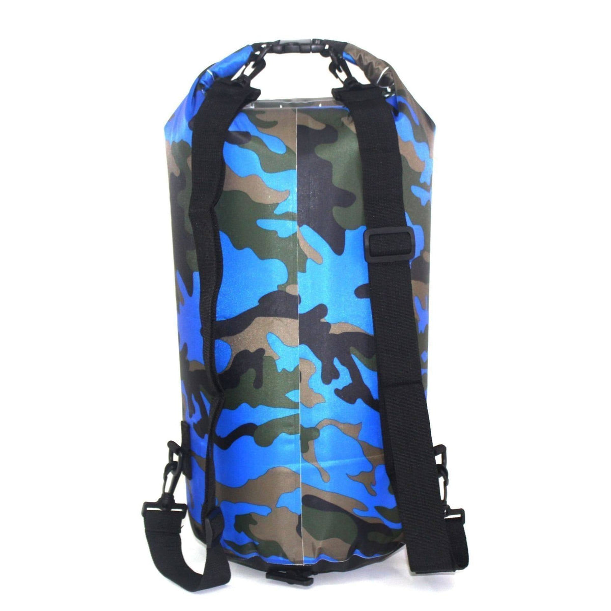 Vedenpitävä kuivapussireppu maastokuvioisesta PVC-materiaalista - Souliia
