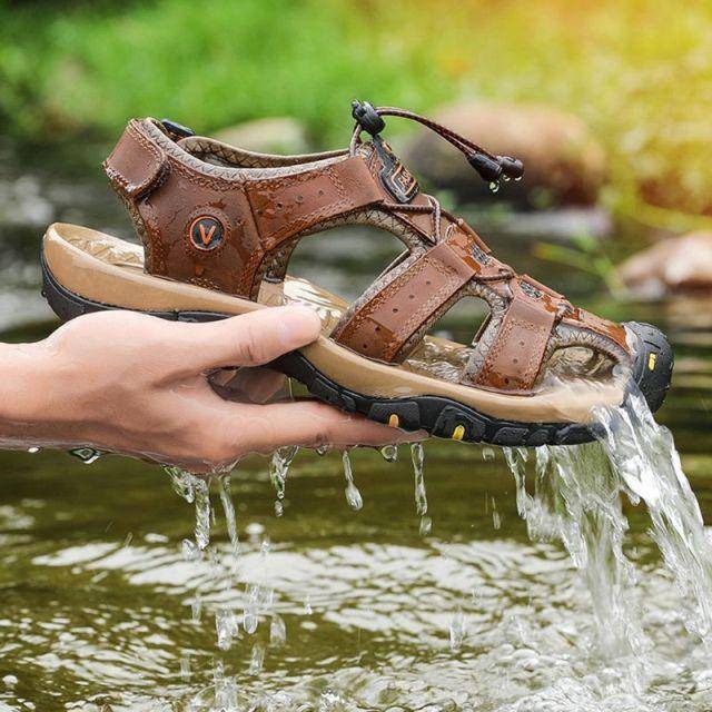 Unisex Hiking Sandals with Closed Toe Design for Outdoor Activities - Souliia