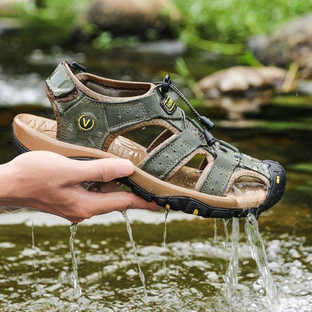 Unisex Hiking Sandals with Closed Toe Design for Outdoor Activities - Souliia
