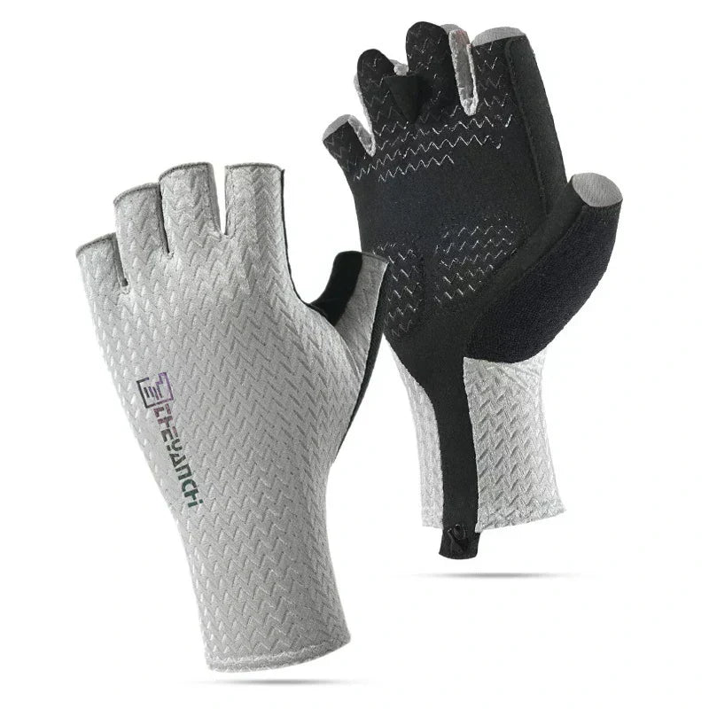 Shock-Absorbing Half-Finger Gloves for Cycling - Souliia