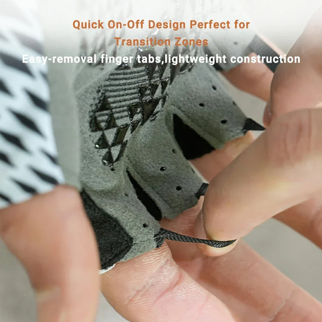 Shock-Absorbing Half-Finger Gloves for Cycling - Souliia