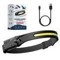 Sensor-Activated LED Headlamp with Broad Beam - Souliia