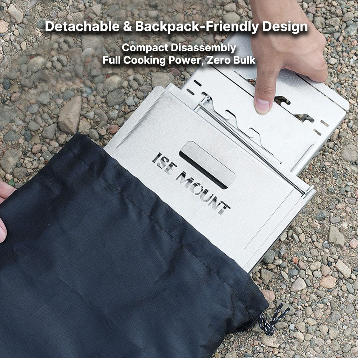 Versatile Charcoal Grill and Camping Stove for Outdoor Cooking - Souliia
