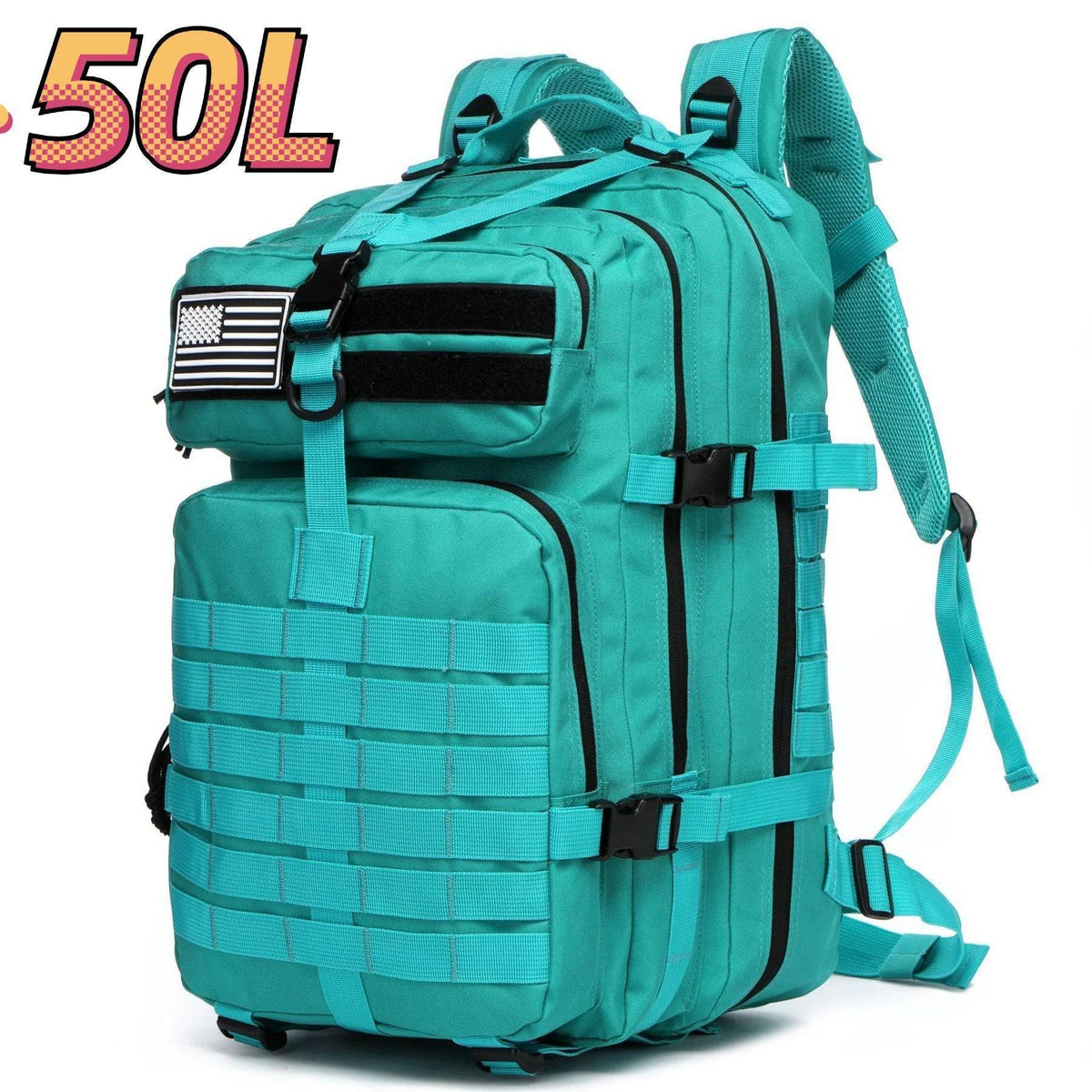 Trekking Backpack for Camping and Hiking - Outdoor Tactical Gear - Souliia