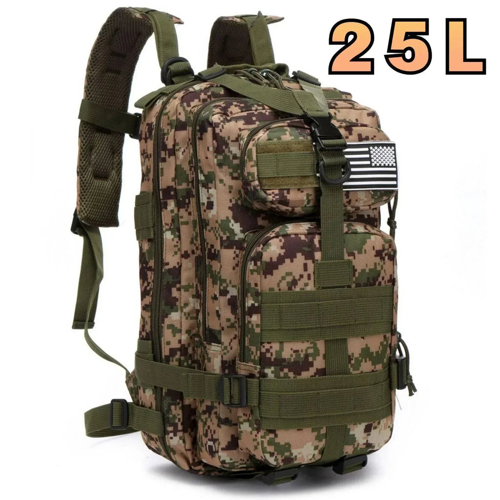 Trekking Backpack for Camping and Hiking - Outdoor Tactical Gear - Souliia