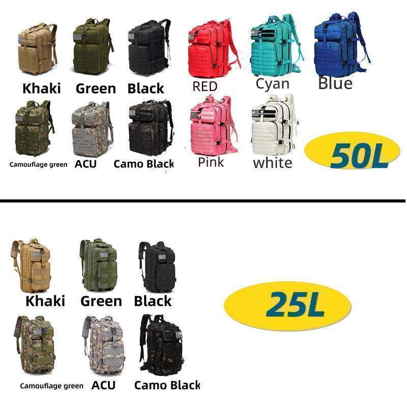 Trekking Backpack for Camping and Hiking - Outdoor Tactical Gear - Souliia