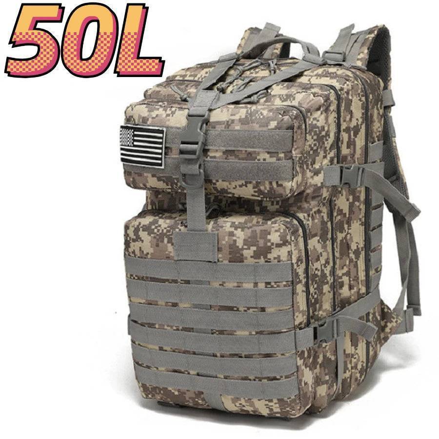 Trekking Backpack for Camping and Hiking - Outdoor Tactical Gear - Souliia