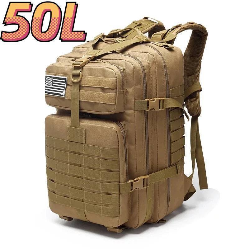 Trekking Backpack for Camping and Hiking - Outdoor Tactical Gear - Souliia