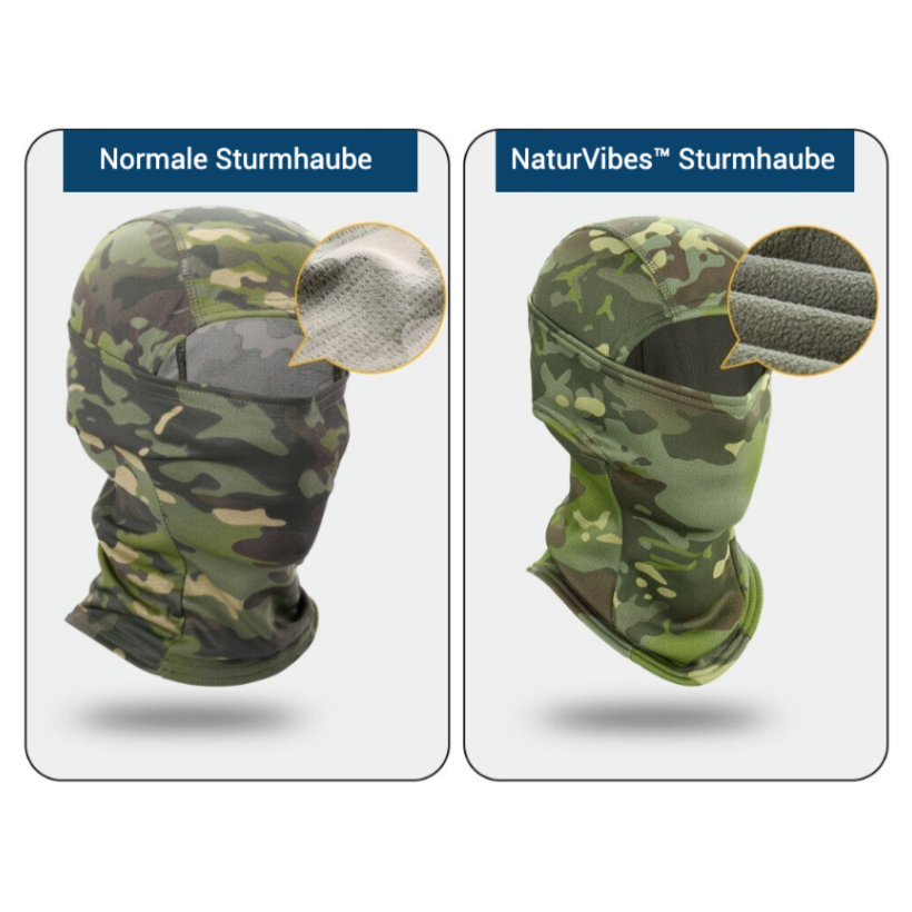 Polarfleecestä valmistettu talvibalaclava - Souliia