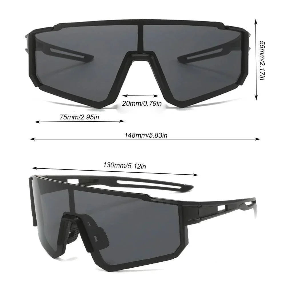 UV400 Sports Sunglasses for Cycling - Polarized Eyewear for Outdoors - Souliia