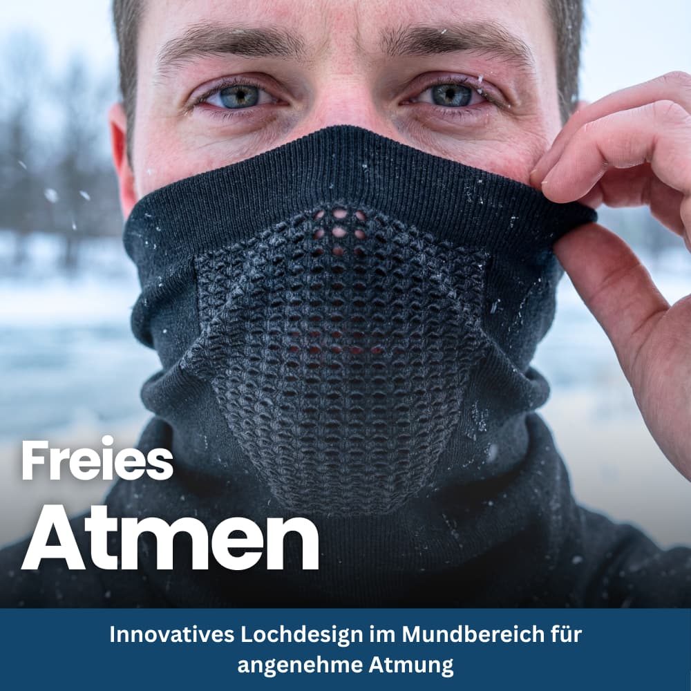 Warm and Versatile Neck Gaiter - Reversible Design - Souliia