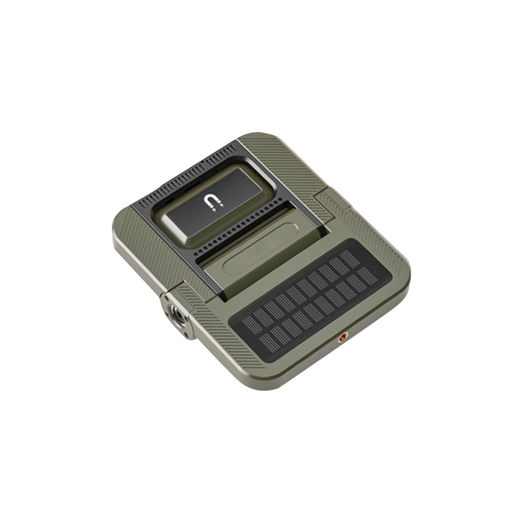 Genopladelig projektør med solenergi og USB-opladning - Souliia