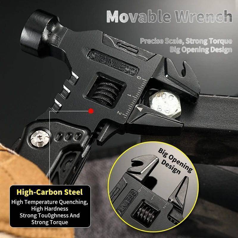 Versatile Outdoor Wrench Tool made of Stainless Steel - Souliia