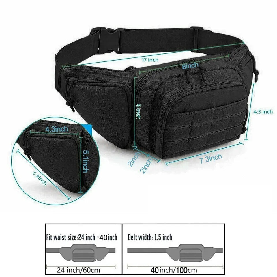 Waist Pack for Concealed Carry – Tactical Design - Souliia