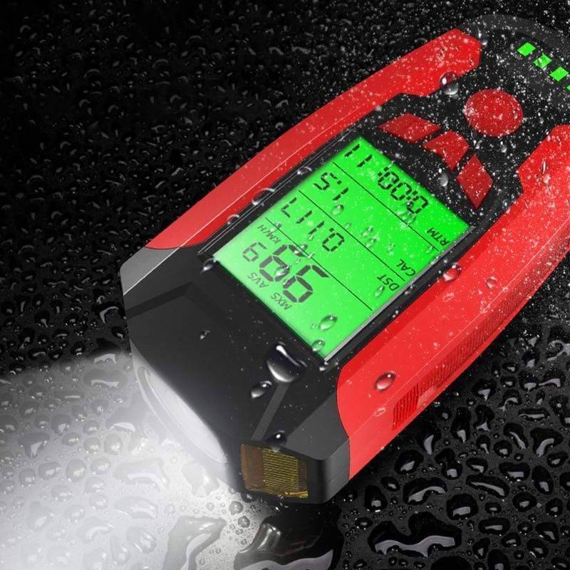 Dobíjecí cyklistické světlo s klaksonem - USB design 3 v 1 - Souliia