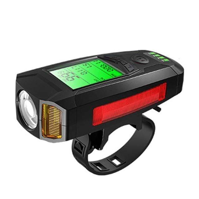 Dobíjecí cyklistické světlo s klaksonem - USB design 3 v 1 - Souliia