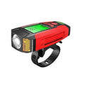 Dobíjecí cyklistické světlo s klaksonem - USB design 3 v 1 - Souliia
