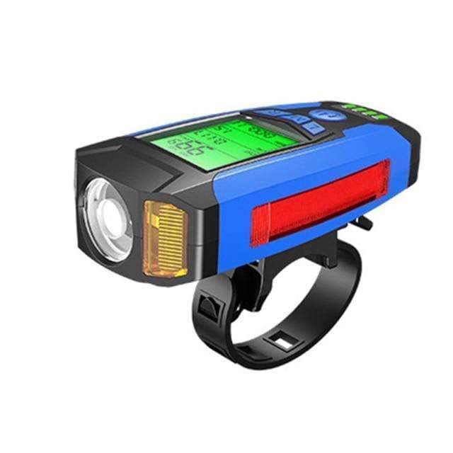 Dobíjecí cyklistické světlo s klaksonem - USB design 3 v 1 - Souliia