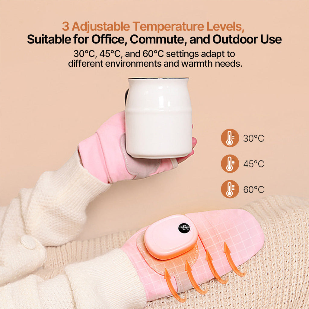 Warm Cycling and Office Gloves with Heating for Winter - Souliia