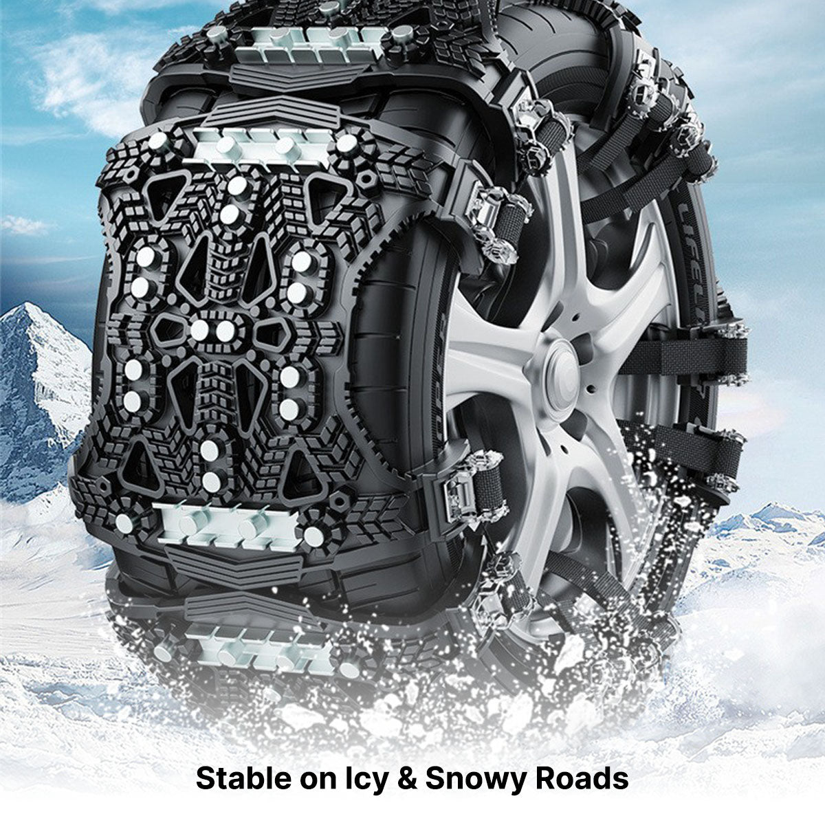 Winter Driving Snow Chains for All Vehicles - Souliia