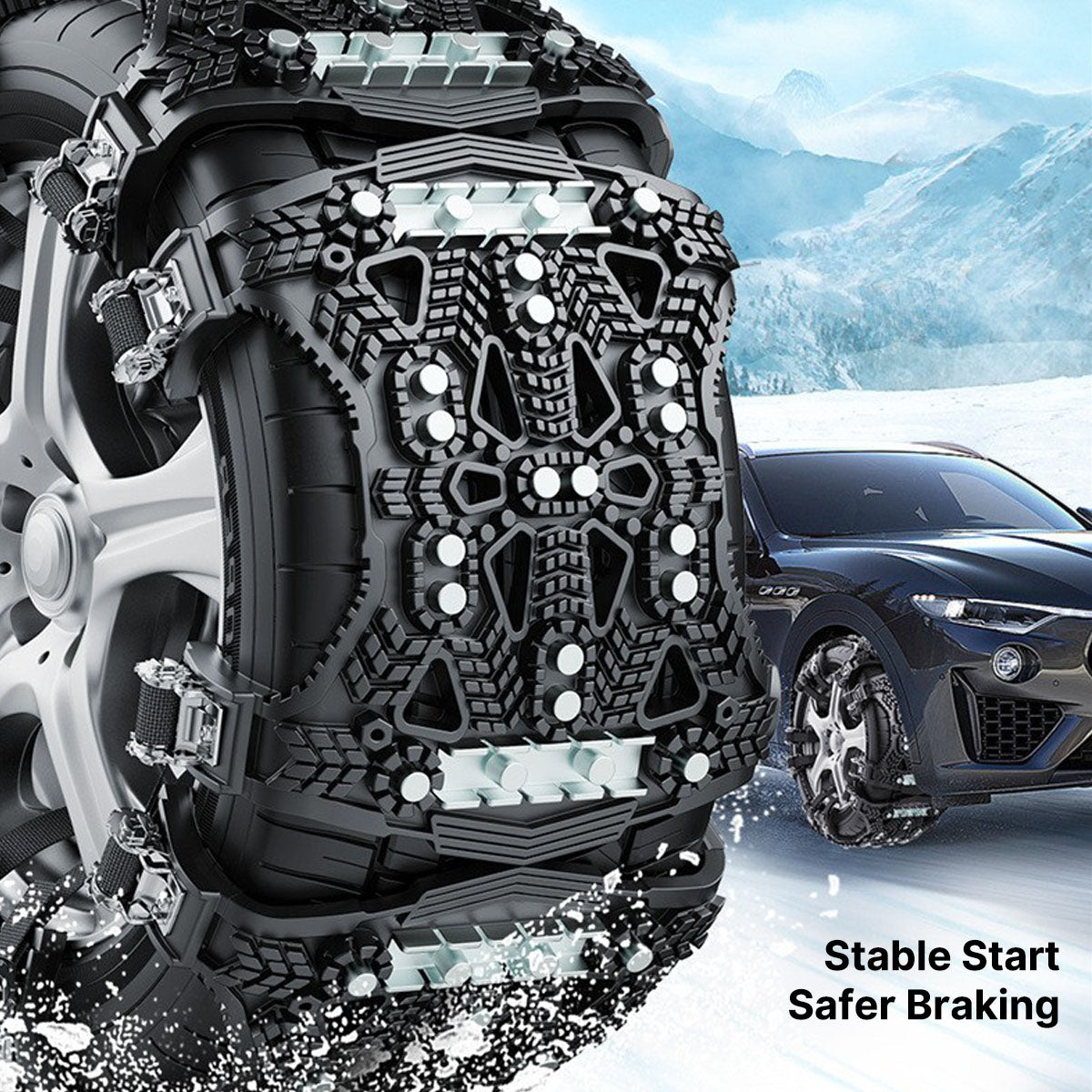 Winter Driving Snow Chains for All Vehicles - Souliia