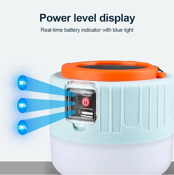 Remote-Controlled Solar-Powered Lantern for Camping Tents - Souliia