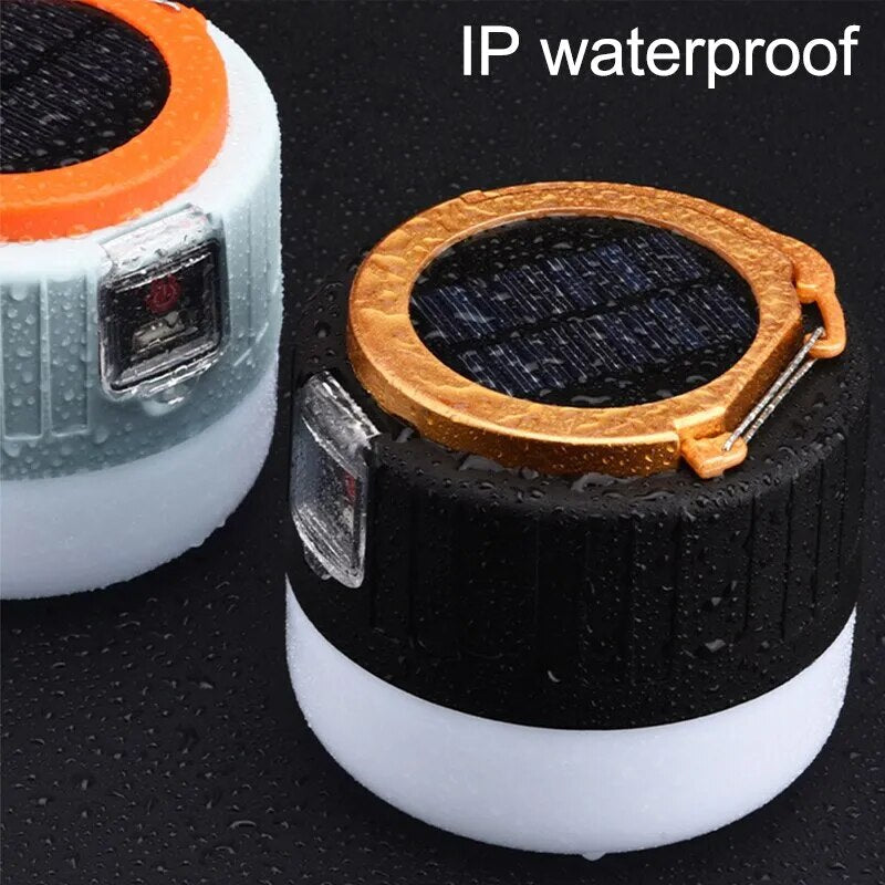 Remote-Controlled Solar-Powered Lantern for Camping Tents - Souliia