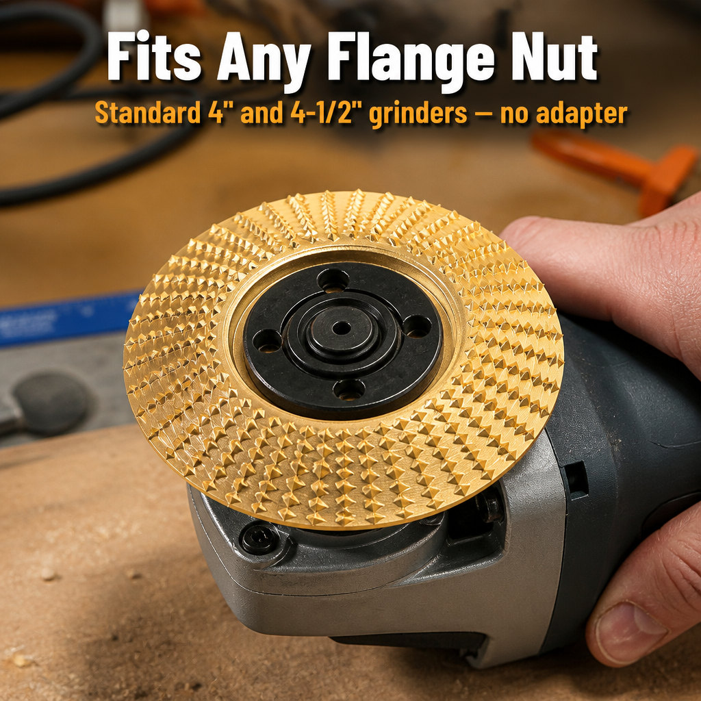 SculptEdge — Carve, Round & Shape Wood in One Pass on the Grinder You Own - Souliia