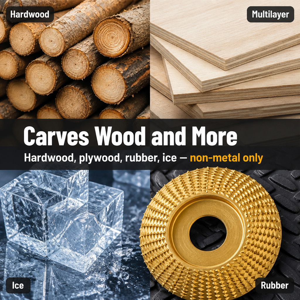 SculptEdge — Carve, Round & Shape Wood in One Pass on the Grinder You Own - Souliia