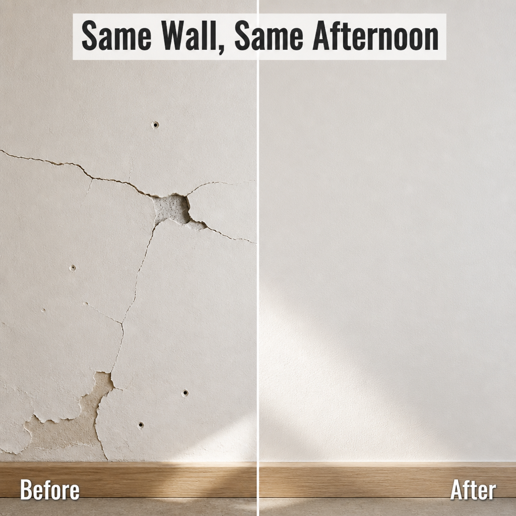 VividPatch — Fill, Smooth & Paint Over Wall Damage in One Afternoon - Souliia