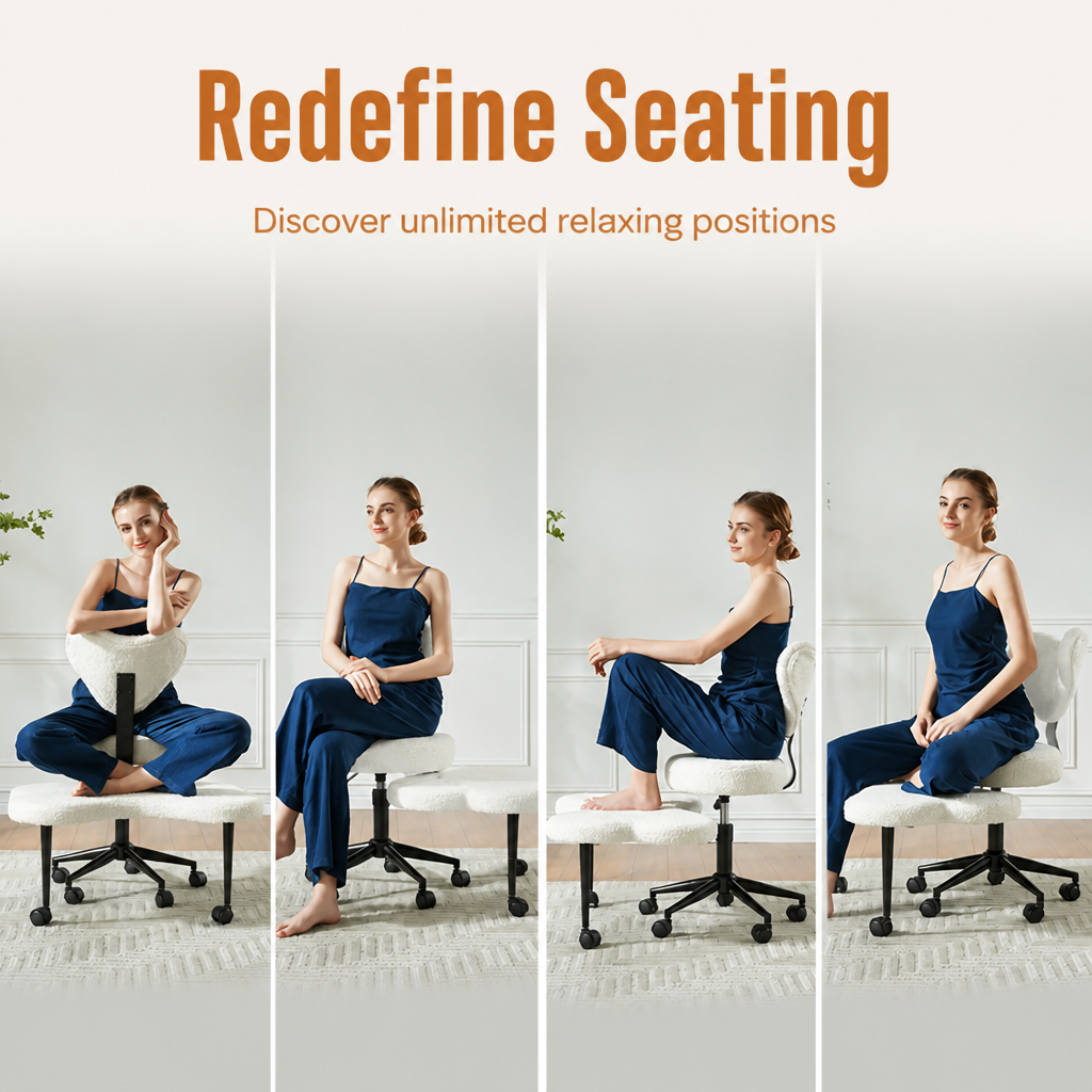 RevitaSeat — Sitt med korslagda ben vid skrivbordet utan att klämma höfterna - Souliia