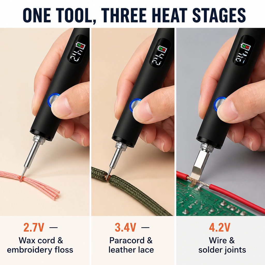 Voltace — Seal Bracelet Cords & Solder Wires Without the Lighter Mess - Souliia